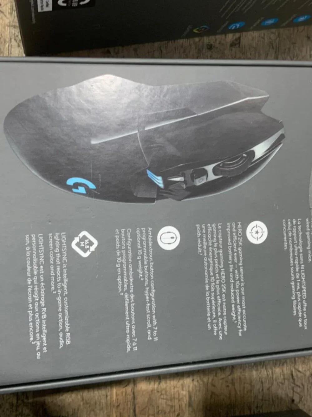 Logitech G903 Wireless Gaming Mouse Black LIGHTSPEED RGB